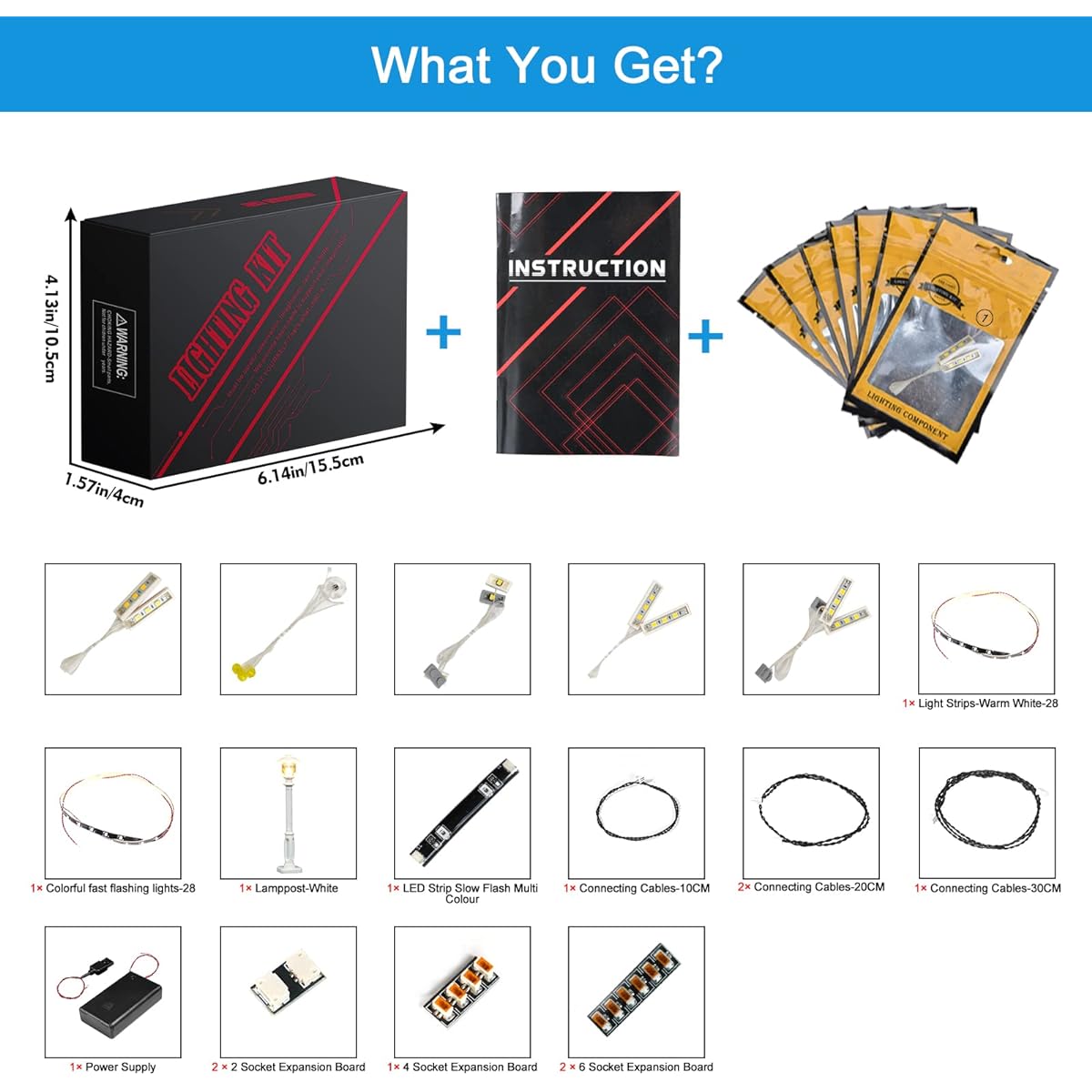 VONADO LED Light Kit for Lego Jazz Club 10312 Building Set DIY Lighting for Jazz Club Lego 10312 (No Lego Model) Creative Decoration Lego Light for Home Office Display (Light Only)