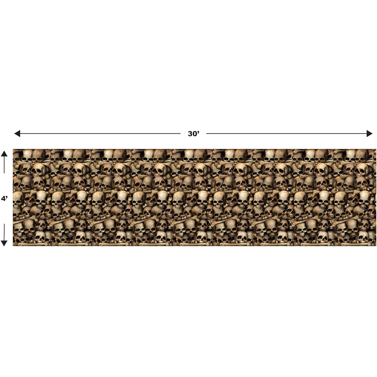Beistle Catacombs Backdrop, Multicolor