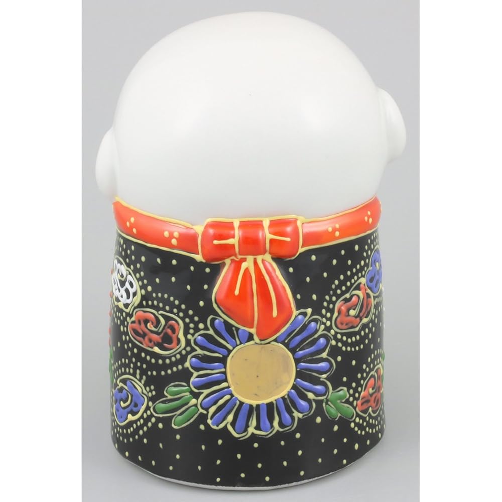 Kutani ware Fukujizo No. 3 Kuromori A-0016