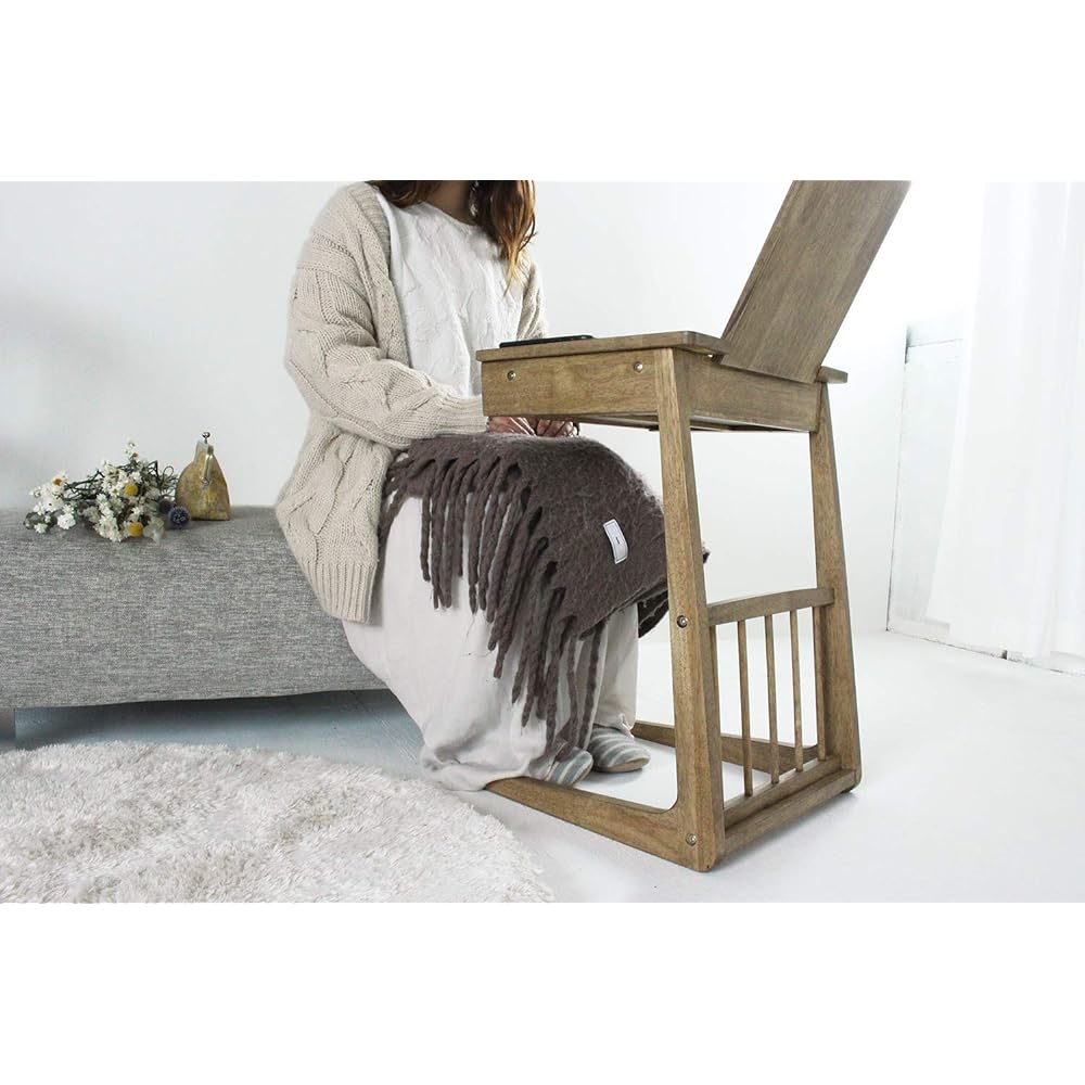 Shiokawa Komyodo Side Table TREE BR Brown 40x44x59cm
