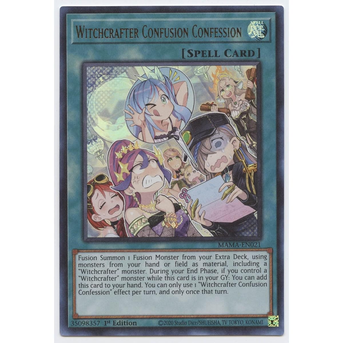 Witchcrafter Confusion Confession - MAMA-EN021 - Ultra Rare - First Edition