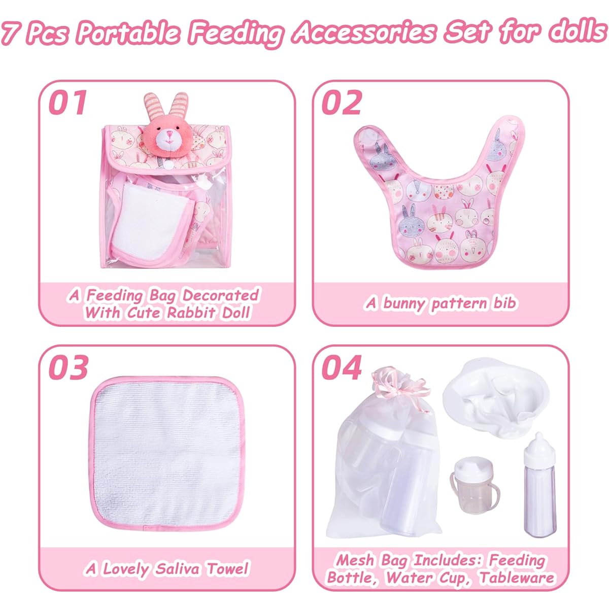 Rakki Dolli Doll Feeding Set 003