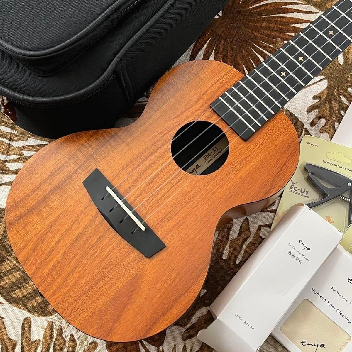 Beginner's set enya HPL KOA wood concert ukulele Ukulele specialty store
