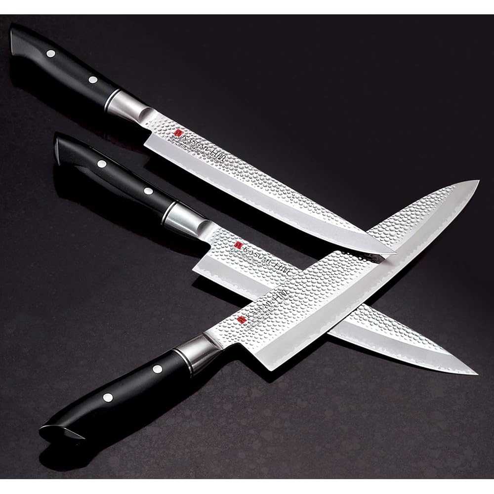 SUMIKAMA Kasumi Petty Knife Made in Japan 12cm Real Blade Sharpness Hammered Knife H.M. 72012