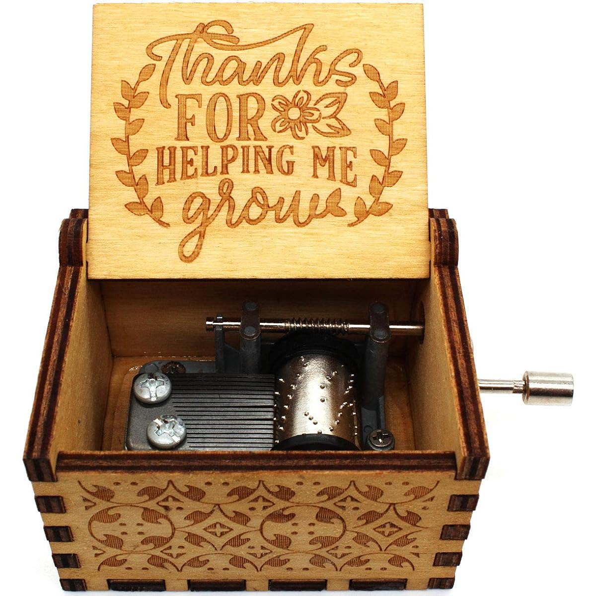 ukebobo Wooden Music Box - You are My Sunshine Music Box Teacher Appreciation Gifts, Appreciation Gifts from Students to Teachers - 1 Set
