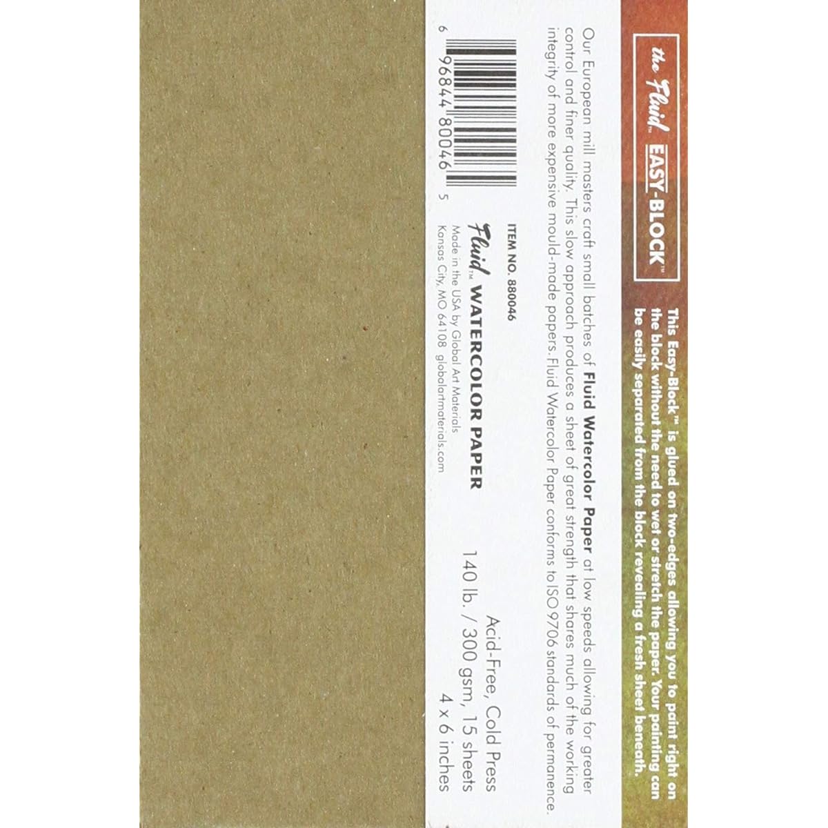 Fluid Easy Block Fluid Watercolor Blocks 4 in. x 6 in. block by Fluid Easy Block