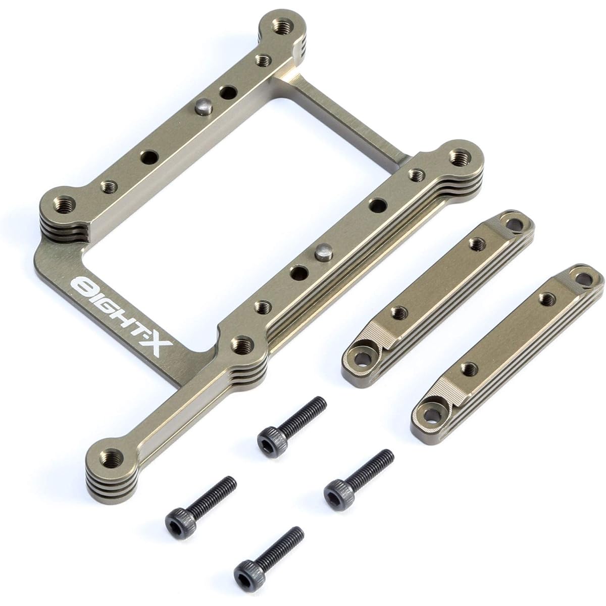 Team Losi Quick Change Engine Mount Set: 8X
