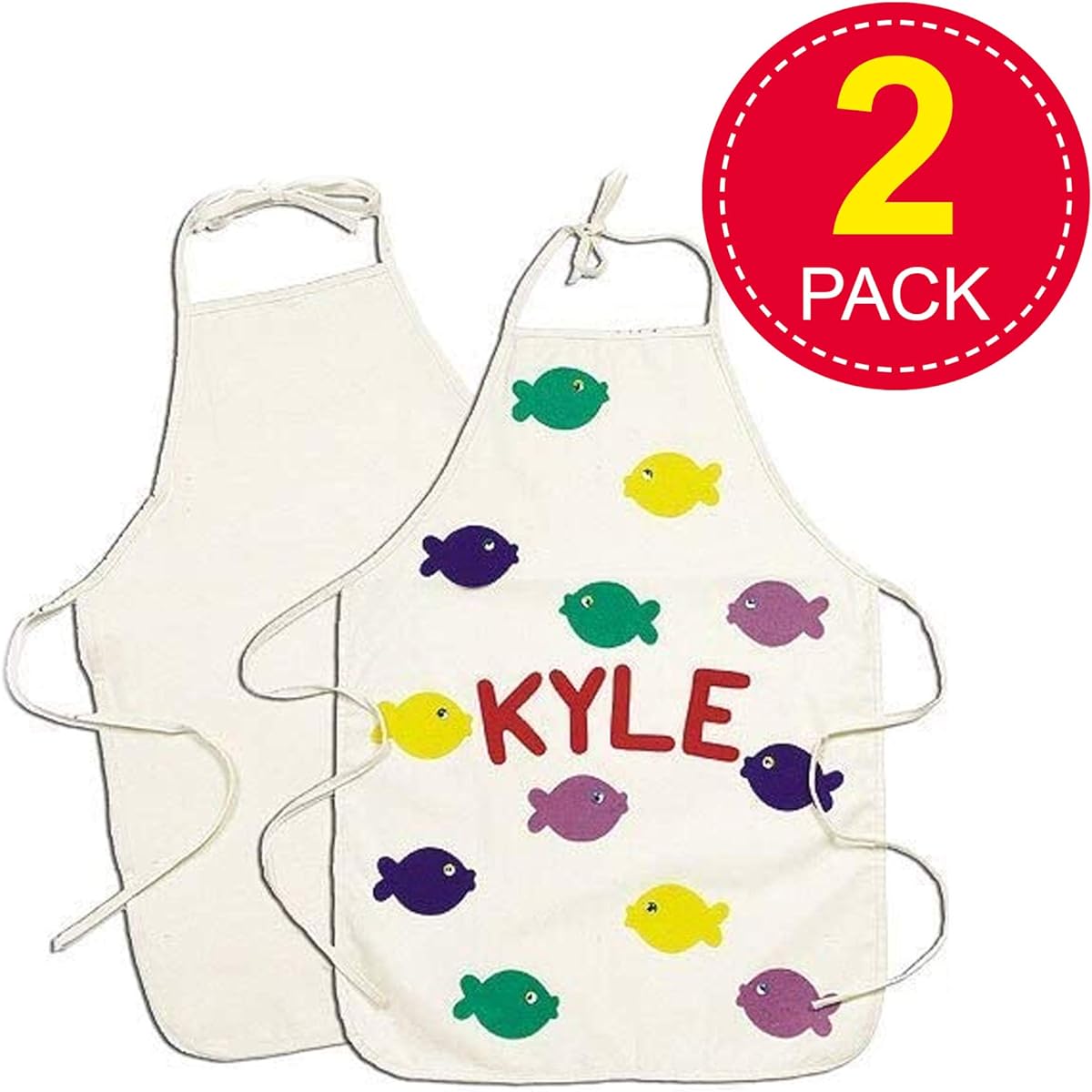 Let's make it with an original design - Cloth apron (2 pieces)