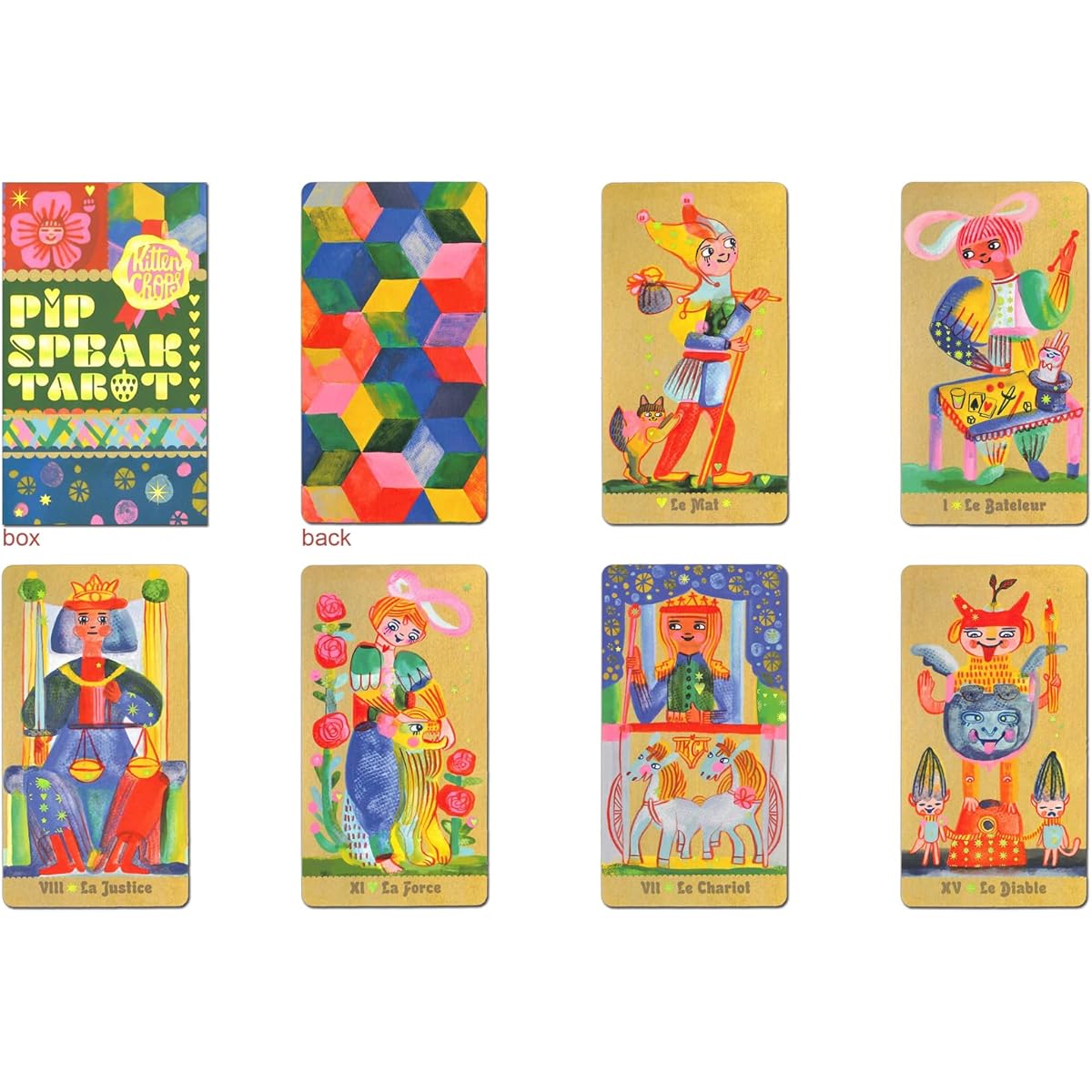 Tarot cards fortune telling 78 cards PipSpeak Tarot PipSpeak TAROT Japanese commentary book "Pocket Manual" included Marseille edition