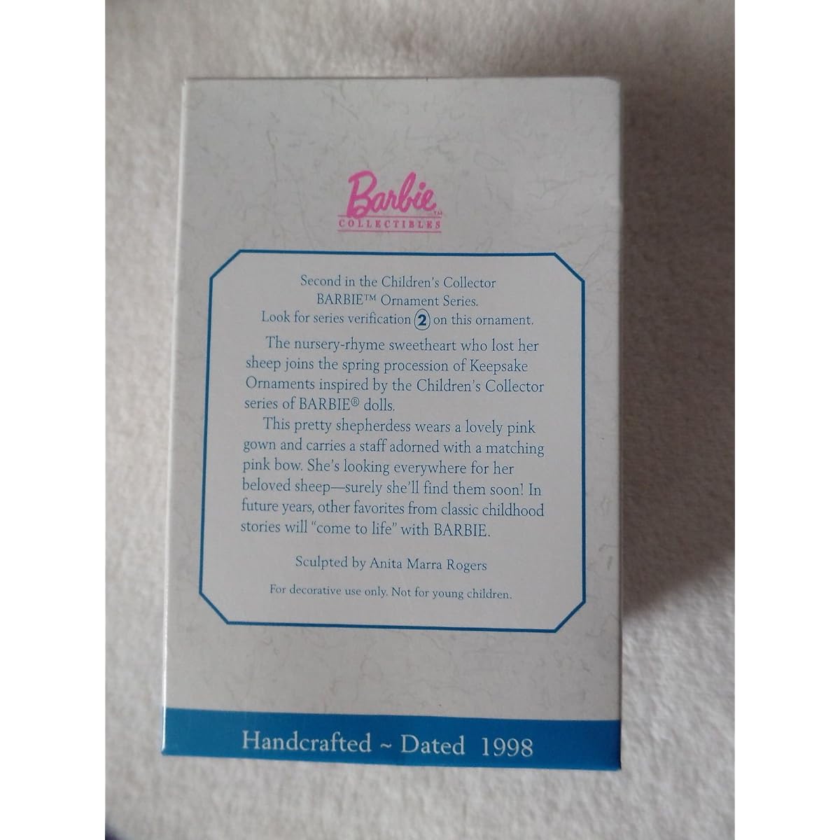1998 Hallmark Commemorative Barbie Little Bo Peep