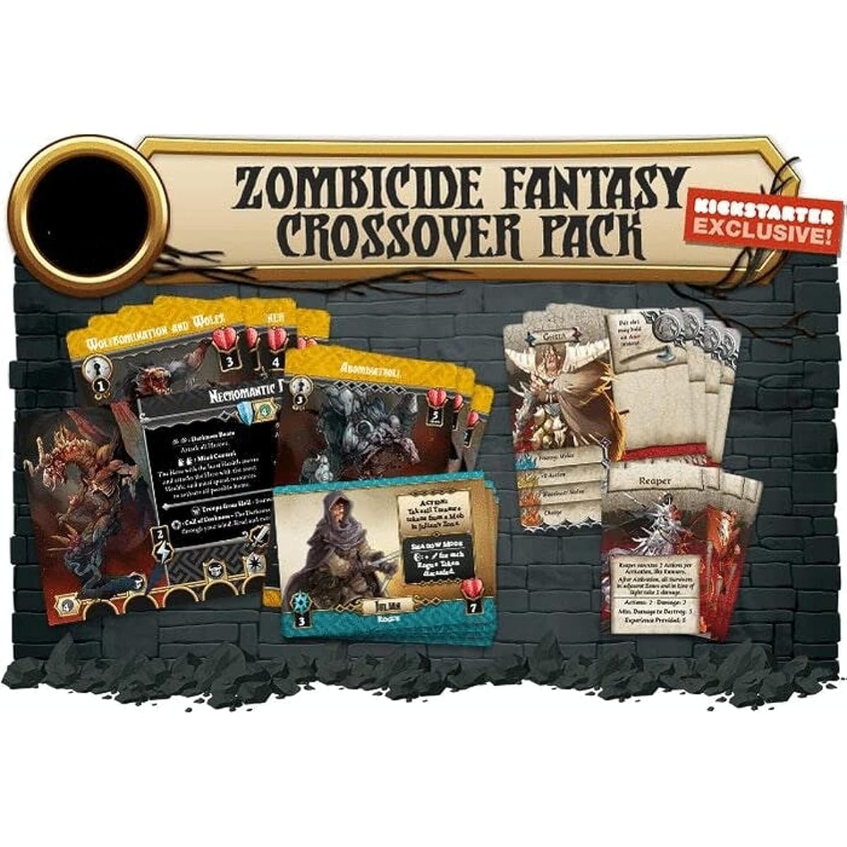 Massive Darkness 2 Hellscape - Zombicide Fantasy Crossover Pack