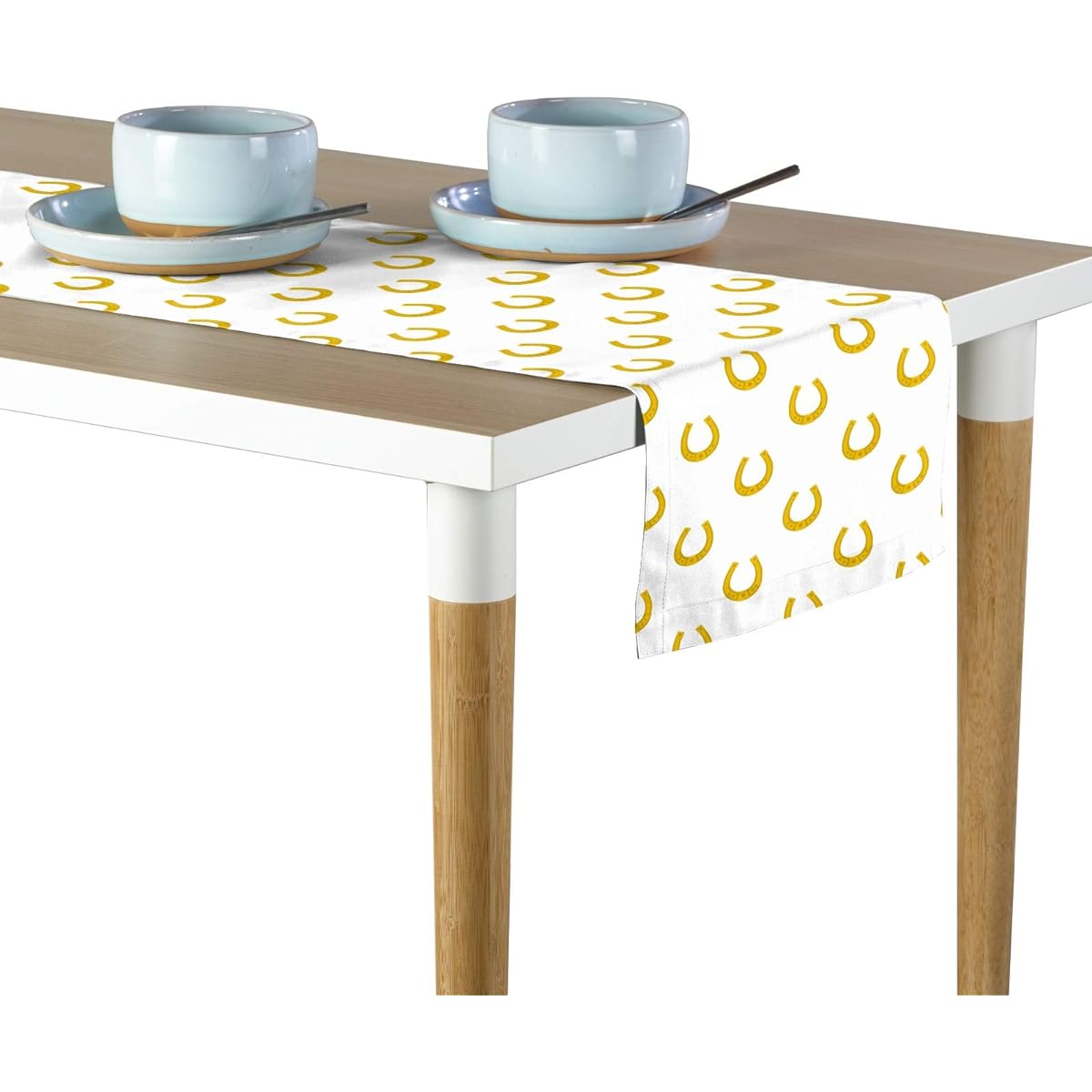 Golden Horseshoes Table Runner 12"x72"