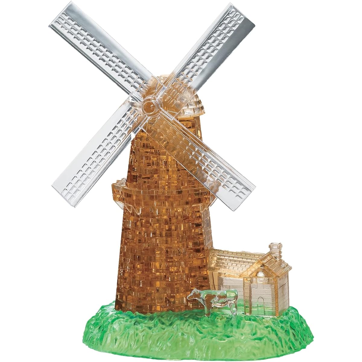 BePuzzled Original 3D Crystal Windmill Puzzle (64 Piece) by Bepuzzled