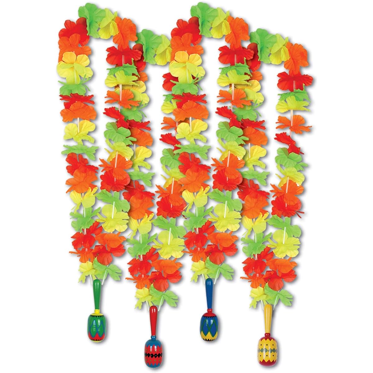 Beistle 50371 Fiesta Lei with Maraca Medallion、36-inch