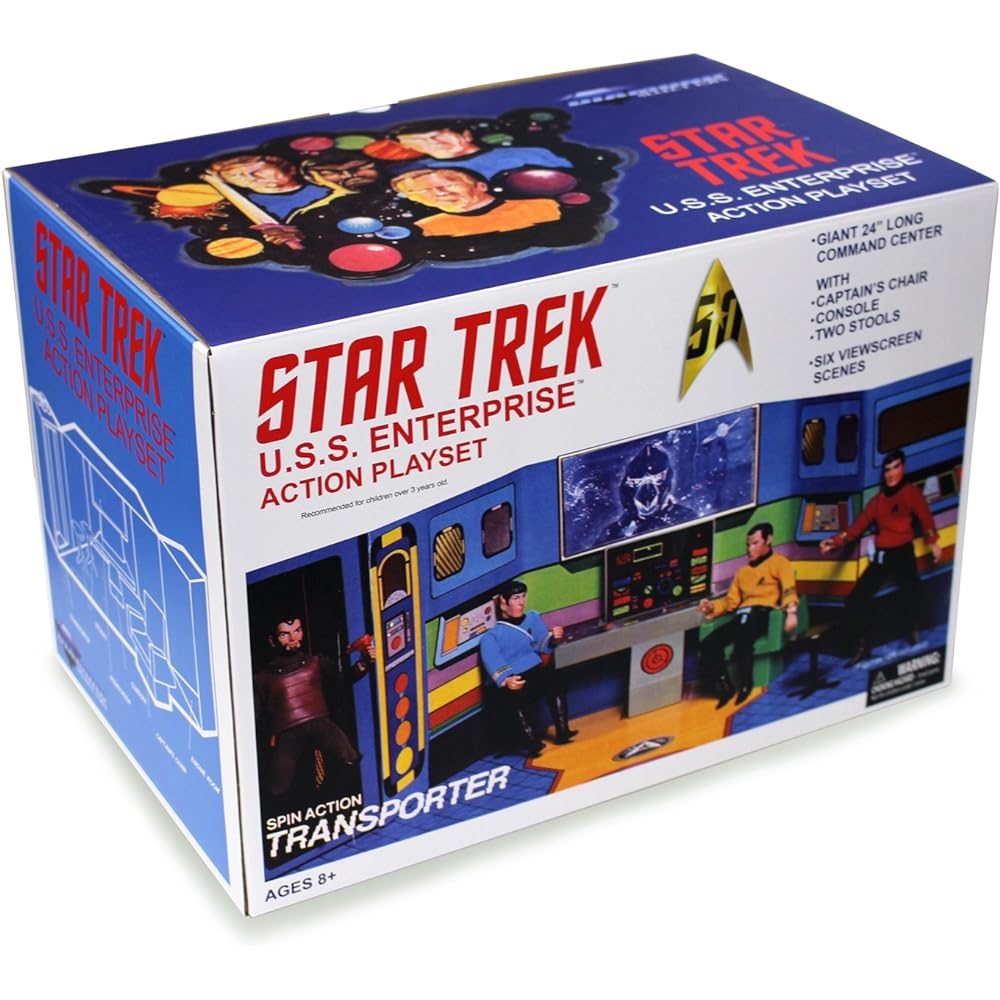 Diamond Select Toys Diamond Select Star Trek Space Operation U.S.S. Enterprise Bridge Action Playset DC18303