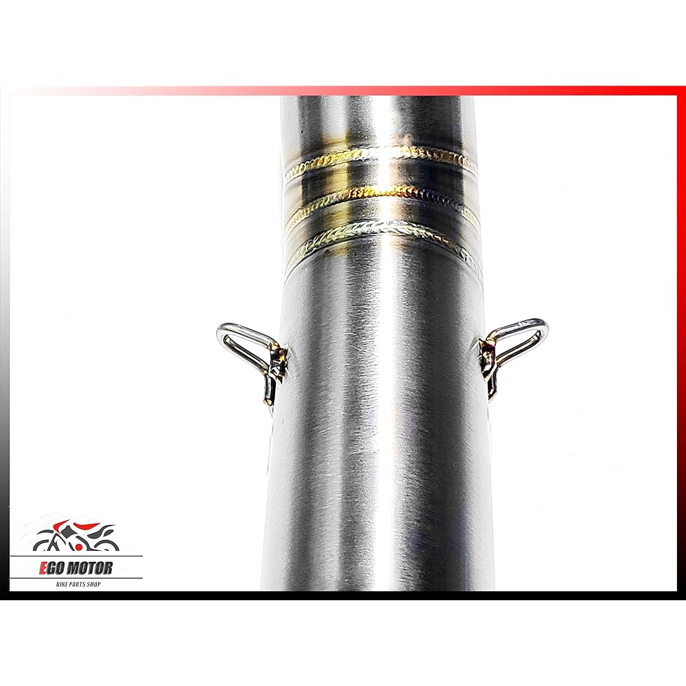 a335 slip-on muffler silencer conversion adapter compatible with genuine exhaust pipe stainless steel intermediate pipe for CBR250R MC41