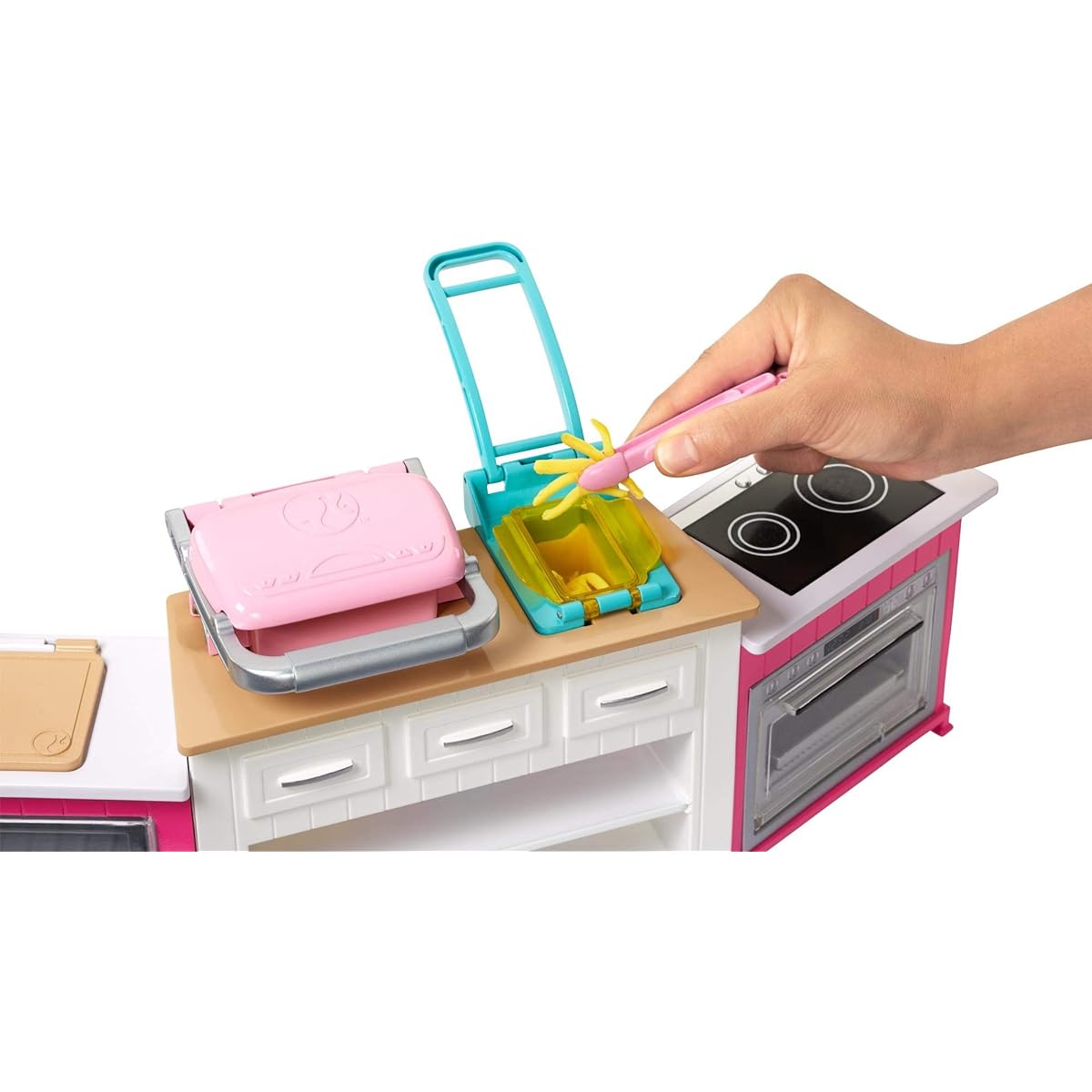 Mattel - Barbie Kitchen Playset with Doll, Blonde