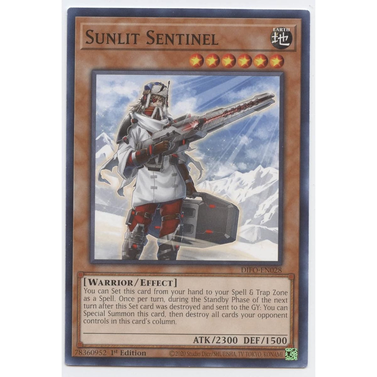 Sunlight Sentinel - DIFO-EN028 - Common - First Edition.