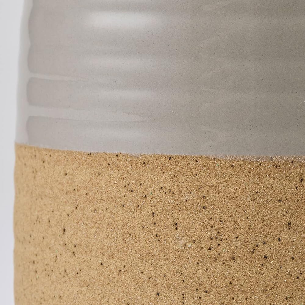 Tokyodo Vase SEVA Riva Glass 30 Brown L9 x W14.5 x H30cm 1 piece GW000261-008