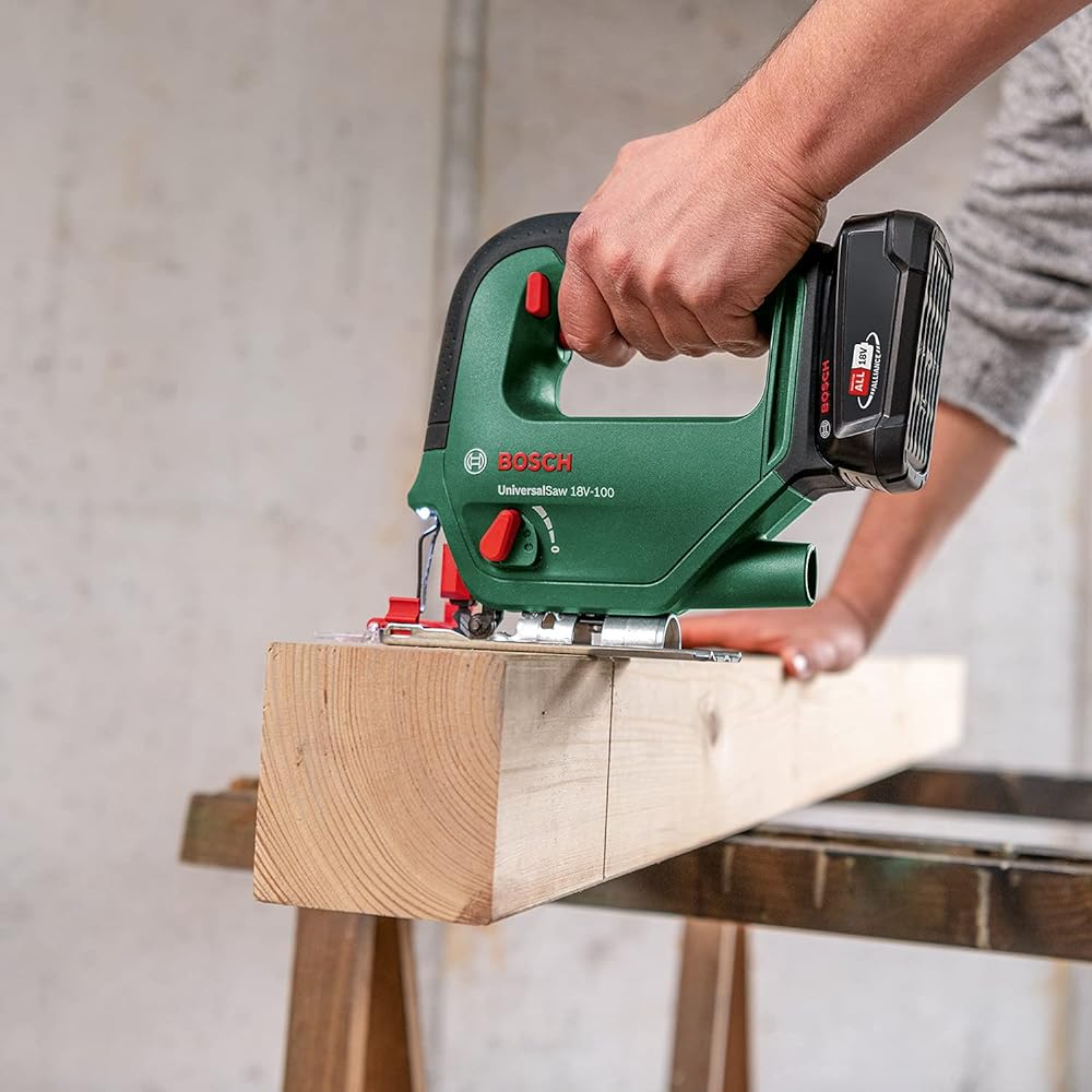 Bosch DIY 18V Cordless Jigsaw (Body only, battery and charger sold separately) USAW118H Green