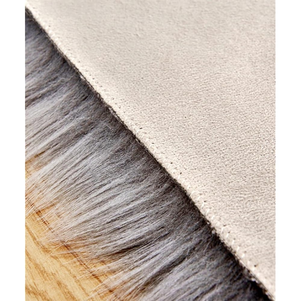 Fur Rug Faux Fur Shearling Rug Washable Fur Mat Sofa Pink Stylish Floor Mat Interior Room Fur Rug Rug Fluffy Fluffy Fake Fur (CAMEL)