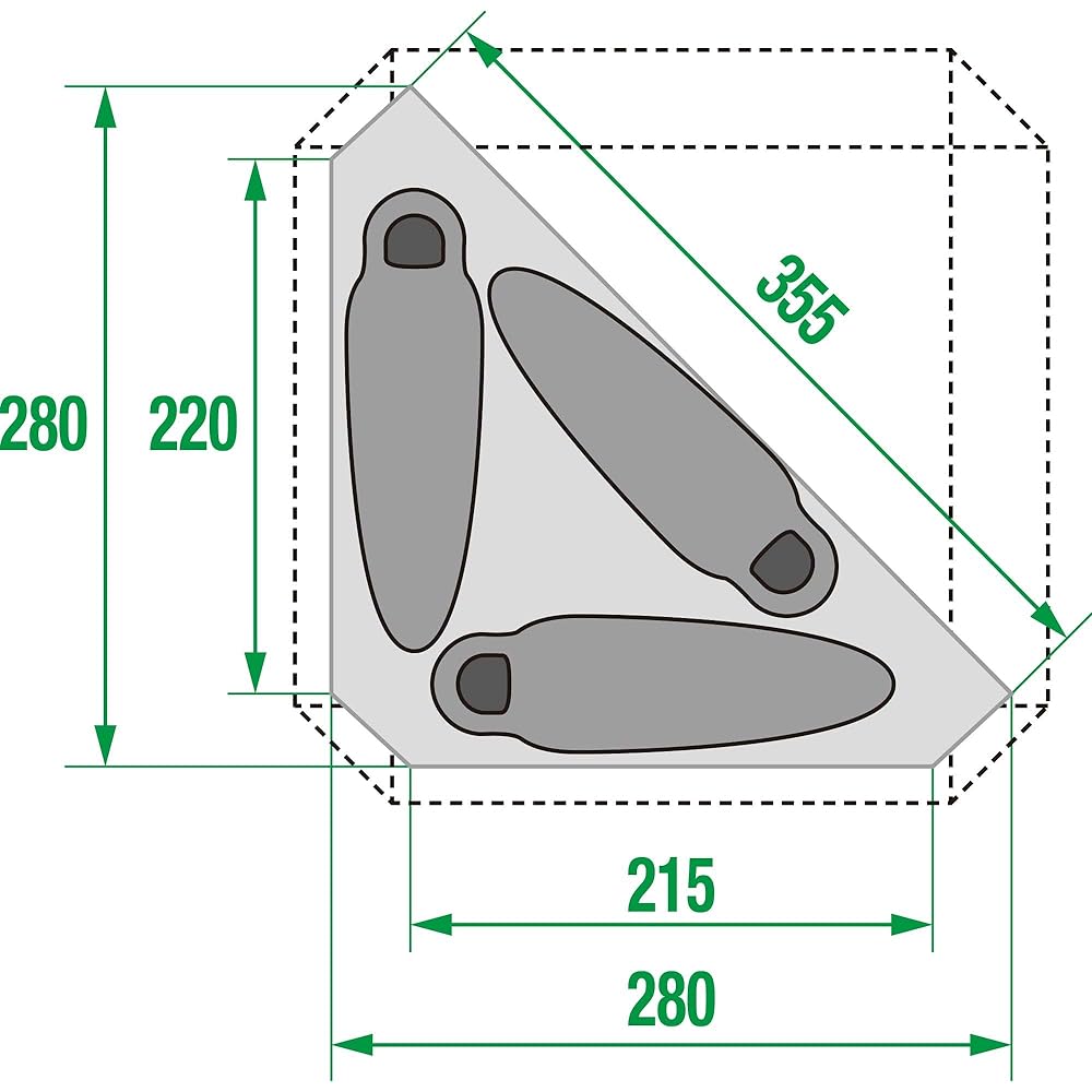 THE NORTH FACE Inner Tent Evabase 6 Half Inner Evabase 6 Half Inner NV22207 Black One Size
