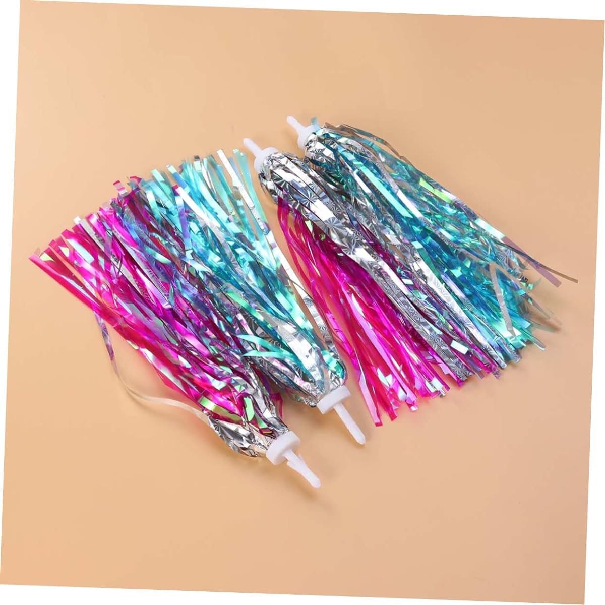 Toddmomy 4 Pieces Scooter Accessories for Kids Bike Streamers Kids Bike Accessories Pink Fringe Pink Decorations Toddler Bike Tassel Bow Embellishments Handlebar Decorations One Side Blue Toddler