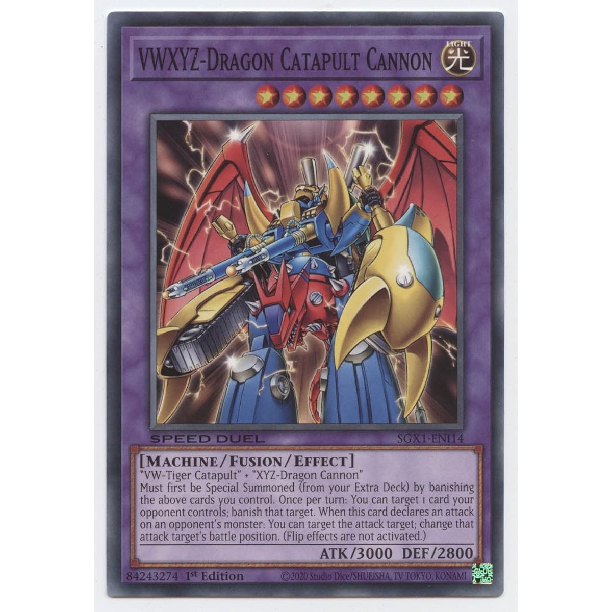 VWXYZ-Dragon Catapult Cannon - SGX1-ENI14 - Common - First Edition