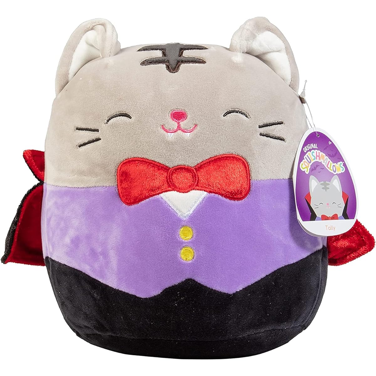 Squishmallow Official Kellytoy 5" Soft Plush (Vampire Cat)