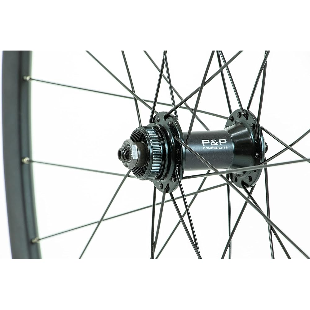 P&P COMPONENTS 700C Front Wheel for Cross Bike Disc Brake WH-A1800RD-F Black