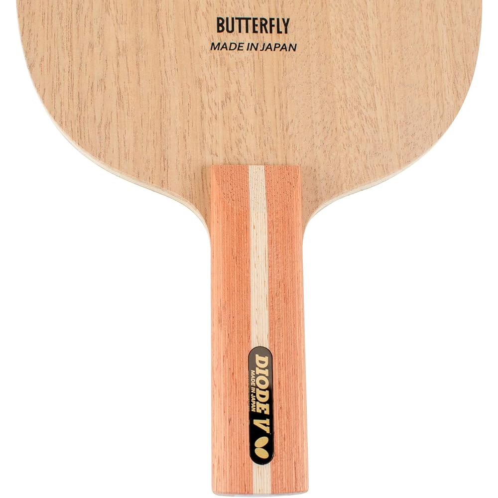 Butterfly Table Tennis Racket Diode V Shakehand Cut 5 Pieces Plywood Large Ball Compatible
