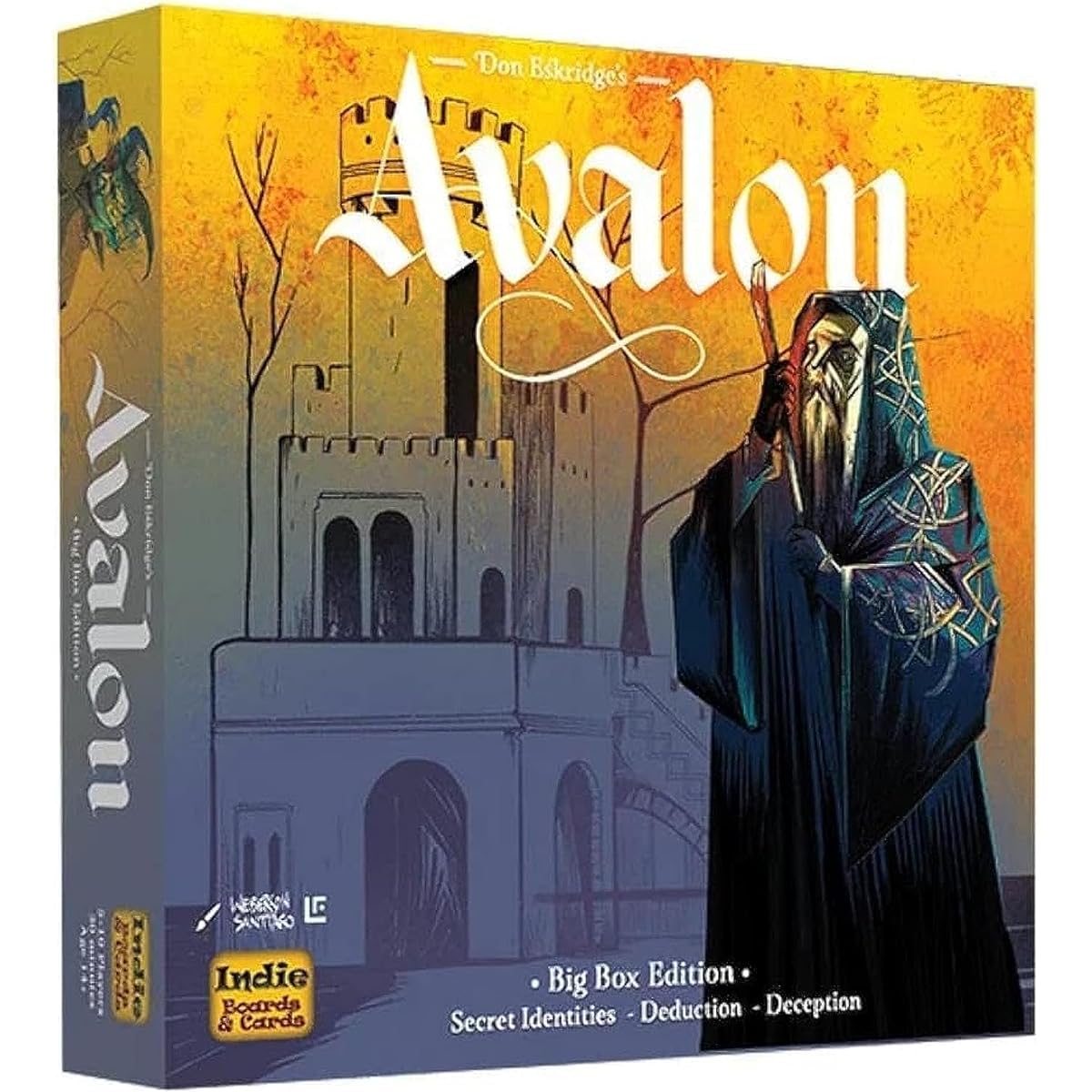Indie Boards and Cards, The Resistance Avalon Big Box, Card Game, Ages 14+, 4-10 Players, 30 Minutes Playing Time, IBCAVABB1