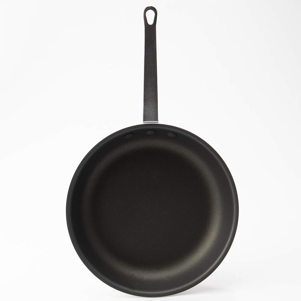 Endo Shoji TKG Aluminum Frying Pan 37cm Stainless Steel Handle for Rust Resistance For Gas Fire Only Teflon Treated to Prevent Sticking Inner Diameter x Depth (mm) 349 x 60 Mass (kg) 1.55 Commercial Use AHLP537