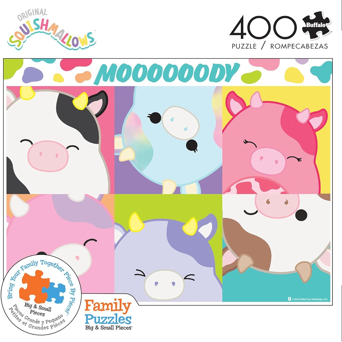 Buffalo Games Jigsaw Puzzle - Squishmallow - Moooooody - 400 pieces