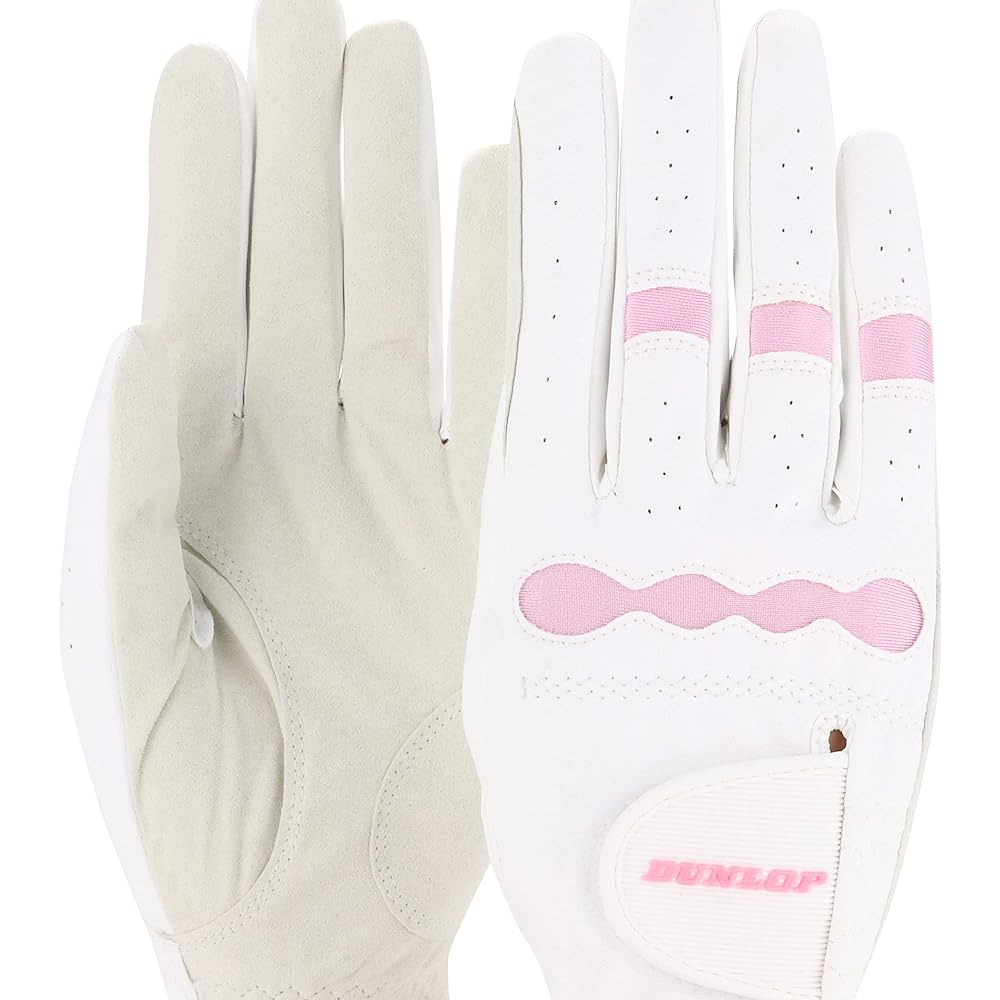 DUNLOP Women's Golf Gloves for Both Hands White GGG-6505W