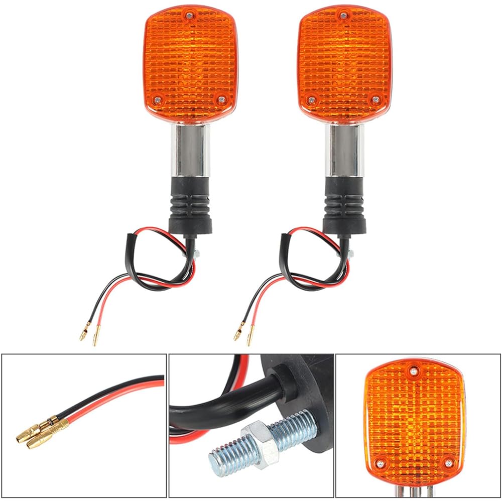LABLT Motorcycle Turn Signal Light Replacement for Honda Shadow VT VLX Steed Rebel 250 Magna VTX
