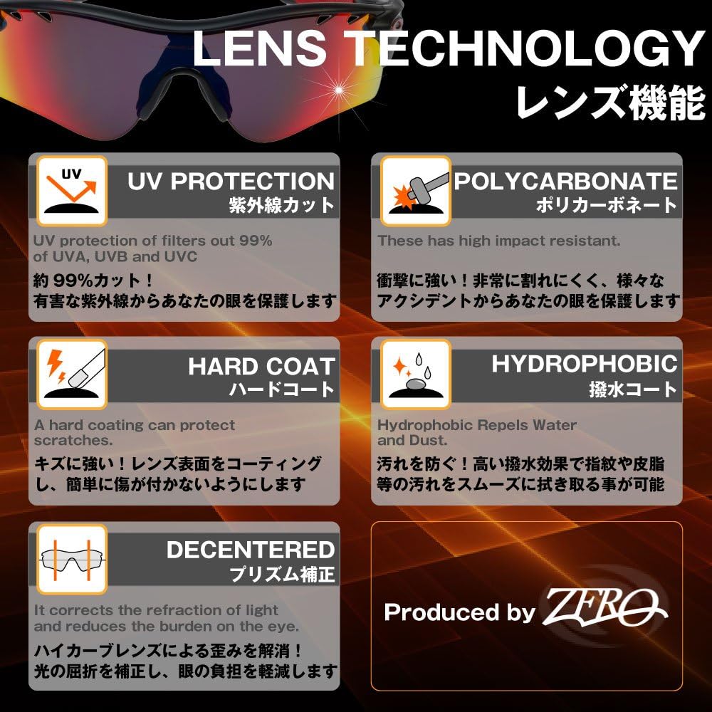 Oakley Half Jacket 1.0 Replacement Lens OAKLEY Sports Sunglasses HALF JACKET1.0 XLJ Mirror Lens Made in-house