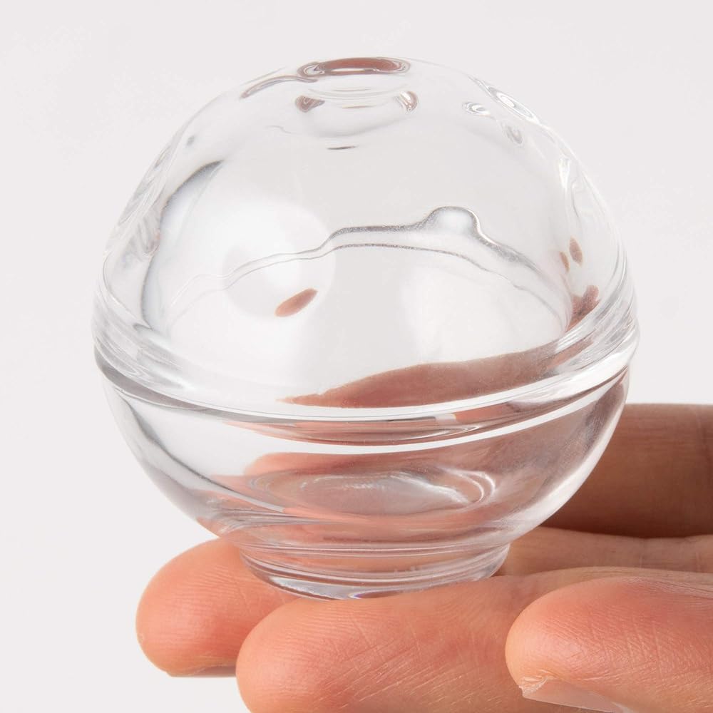 Toyo Sasaki Glass Small Bowl Approx. φ5.2 x 5.1cm Flower Decoration Container Amuse Bowl Polka Dots (Lid and Body) TS44006 6 pieces