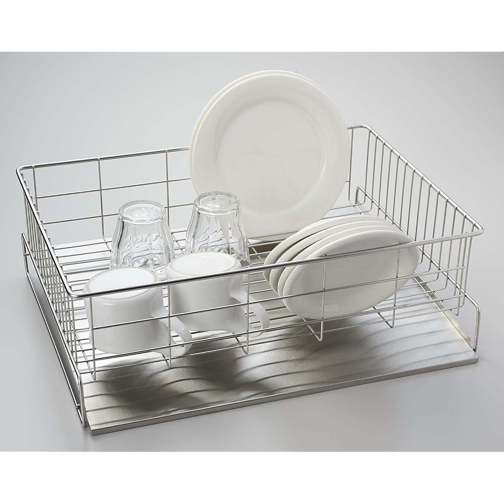 Pearl Metal Japan Tableware Drainer Basket Stainless Steel Made in Japan HB-1781