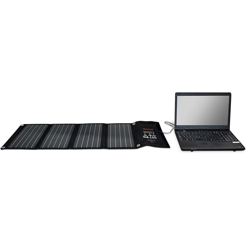 EVERBright 40W Solar Panel SSBSP40W Black 102 x 35x 2cm (when opened) 35 x 20 x 4cm (when closed)