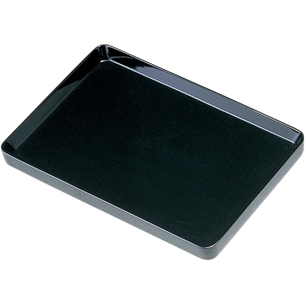 Nakanishi Kogei Wooden Stamp Tray (Kiritate) Black 27cm 0103002