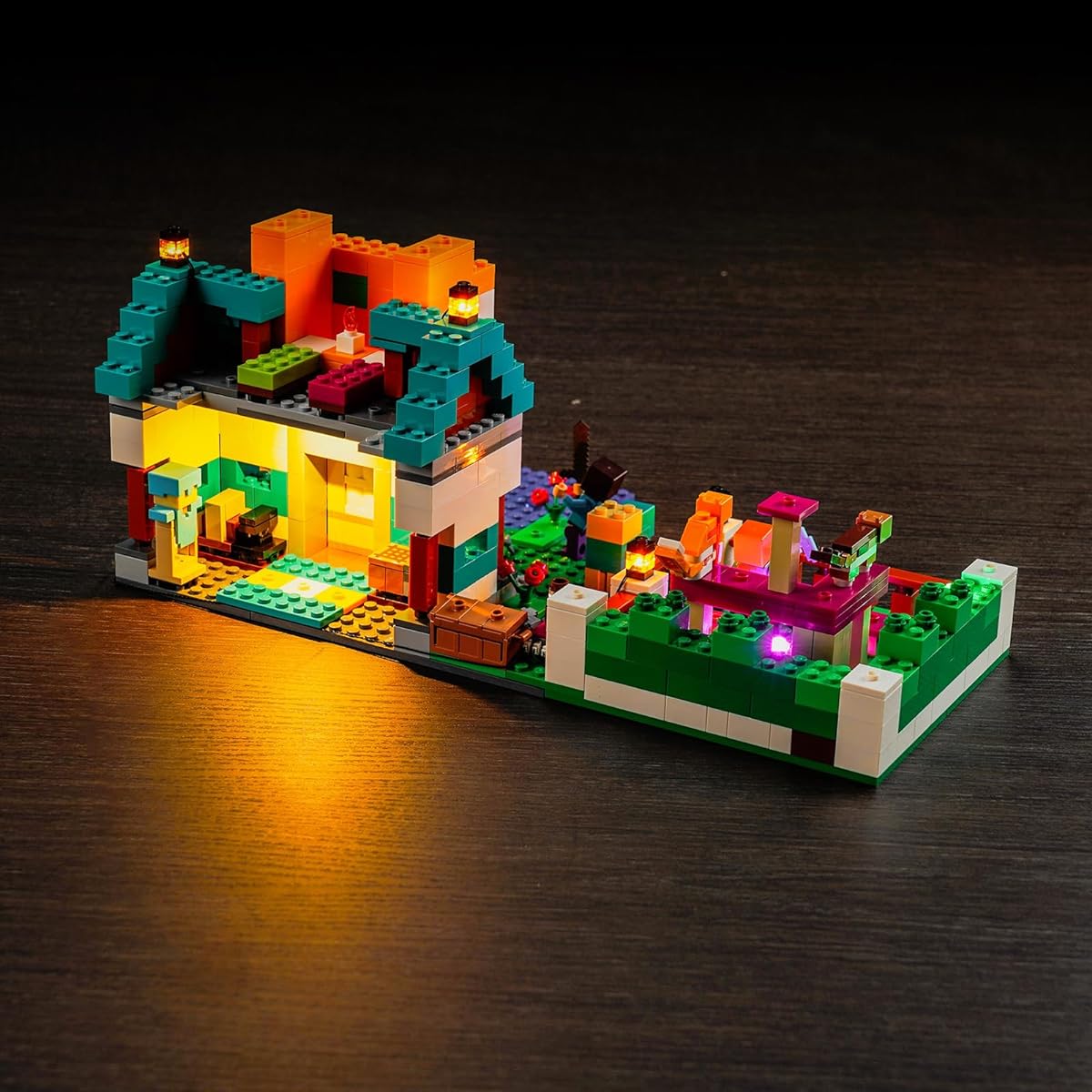 BrickBling Light Kit for Lego Craft Box 4.0 Building Toy Set Creative Lighting Compatible with Lego 21249 (Lights Only, No Bricks)