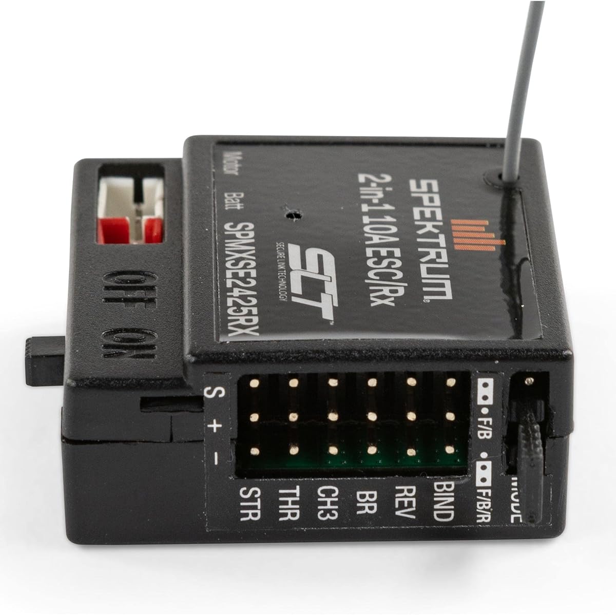 Spektrum SPMXSE2425RX 10 Amp Brushed 2-in-1 ESC/SLT Receiver Combo
