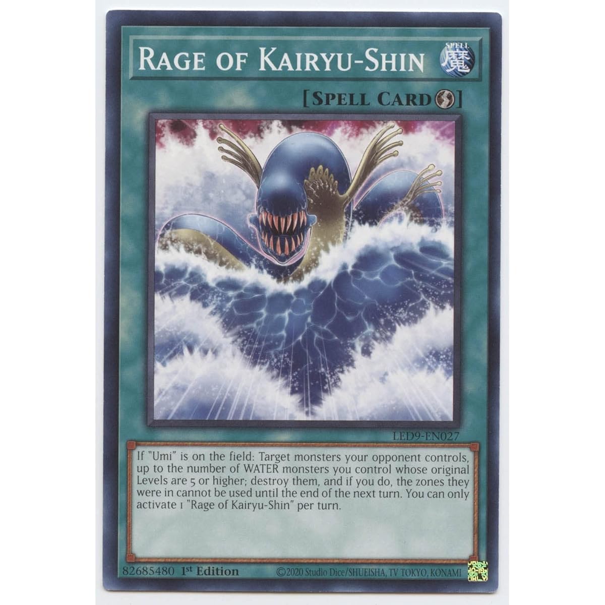 Wrath of the Sea Dragon God - LED9-EN027 - Common - First Edition