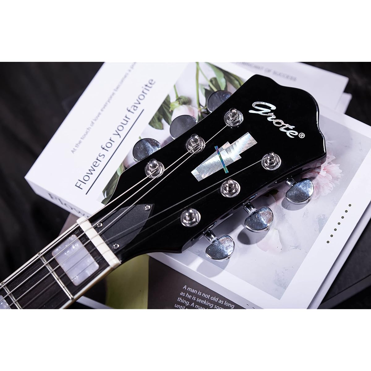 Grote LP Style Solid Body Electric Guitar with Gig Bag LPYS-006 (TS)