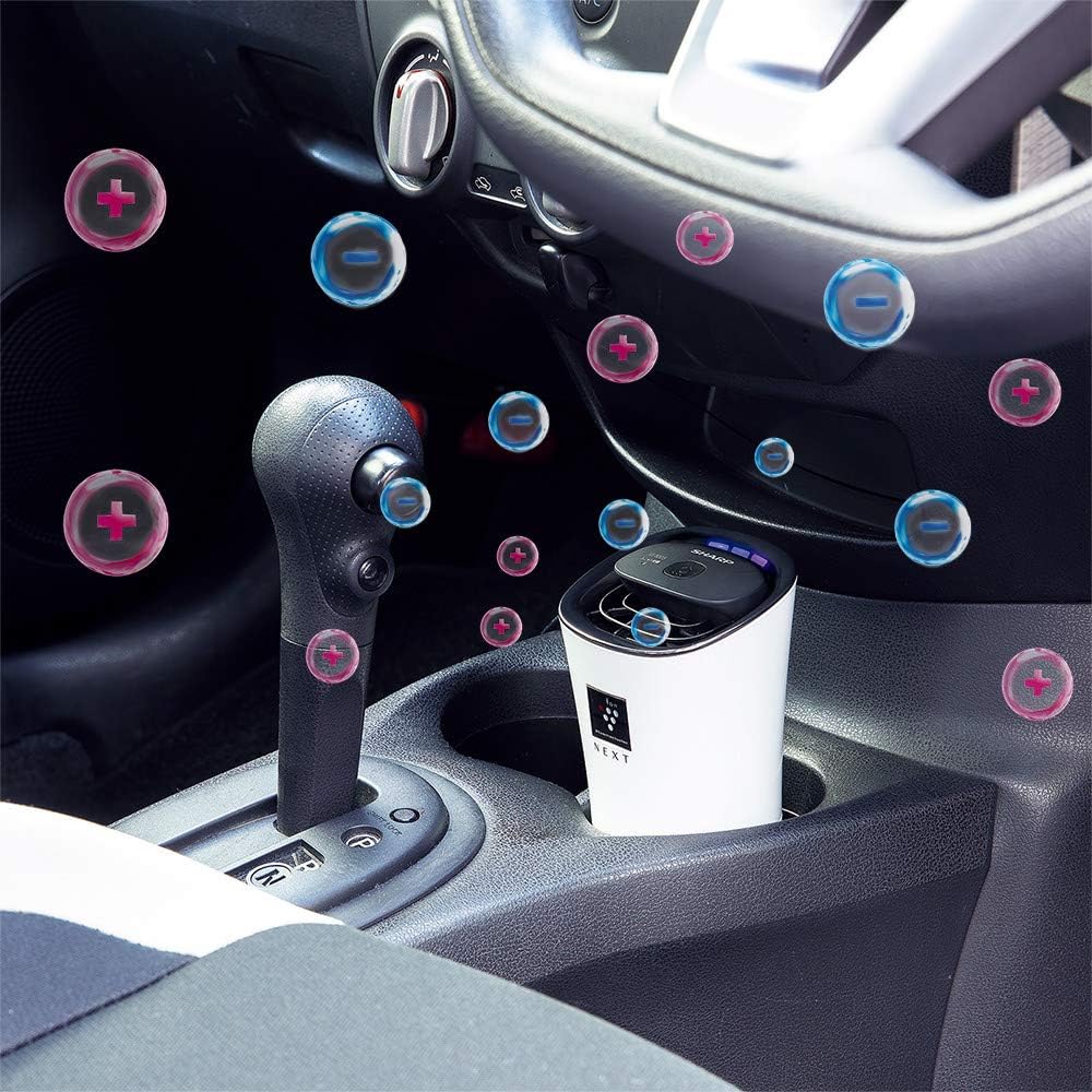 SHARP Plasmacluster Ion Generator (Car Compatible Type, Black) Equipped with SHARP "Plasmacluster NEXT" IG-NX15-B