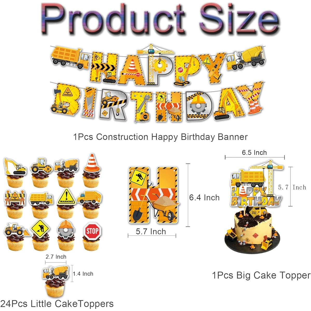 Construction Birthday Party Supplies Construction Party Decorations with Balloons