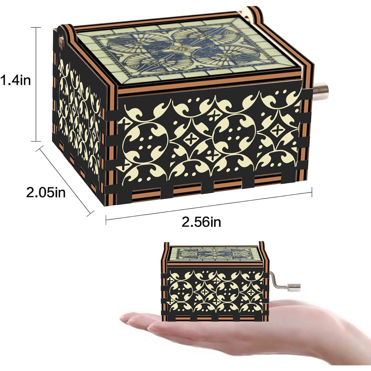 JYPLKCMT How Great Thou Art Wooden Music Box Christian Women Men Religious Wooden Music Box Gifts: Women Men Kids Mom Dad Easter Christmas Birthday Baptism Gifts