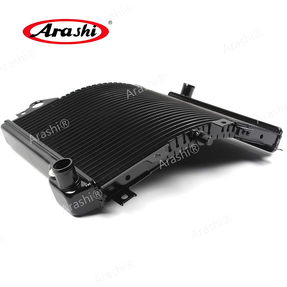 Arashi Radiator Cooling Cooler Compatible Kawasaki ZZR1100 ZX1100 D1-D9 1993-2001 Motorcycle Replacement Accessories ZZR ZX 1100 Black 1994 1995 1996 1997 1998 1999 2000