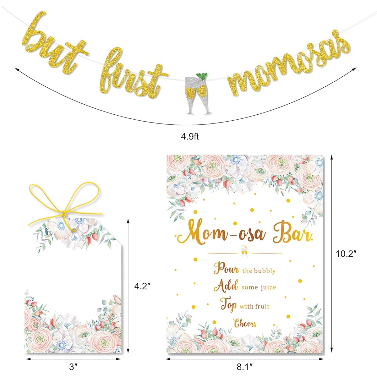 Mim-Momsar Barware Gold